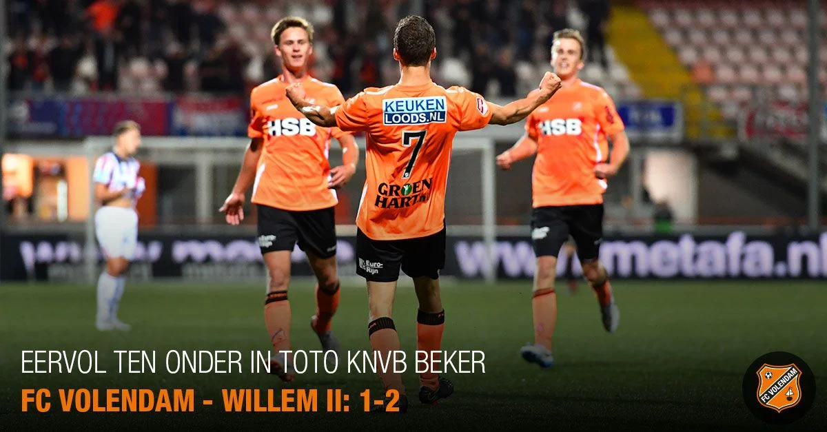 Willem II Terpuruk, FC Volendam Unggul 1-2 di Tilburg