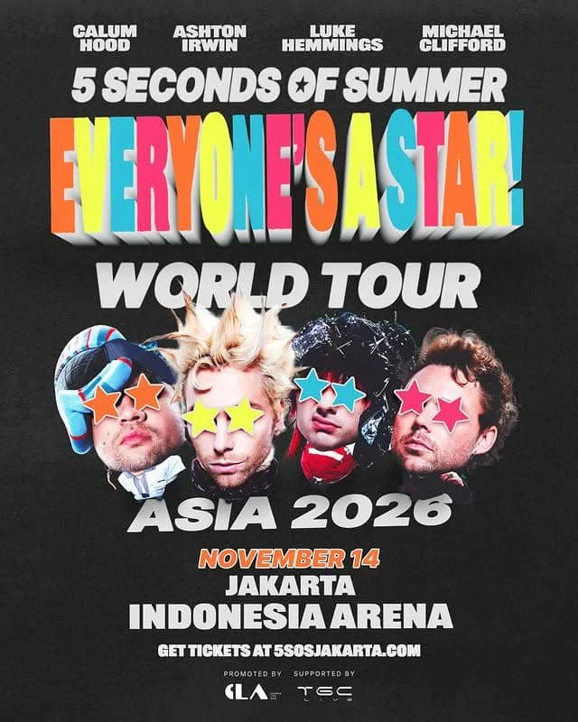5 Seconds of Summer Tambah Konser Encore di Jakarta 2026
