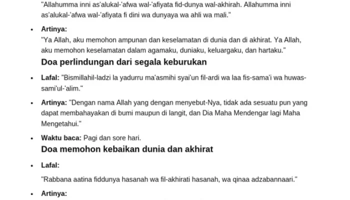 Berita Hari Ini: Doa Keselamatan, MBG, dan Penangkapan Maling
