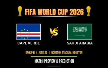 Cape Verde Berjuang Melawan Saudi Arabia di Piala Dunia 2026