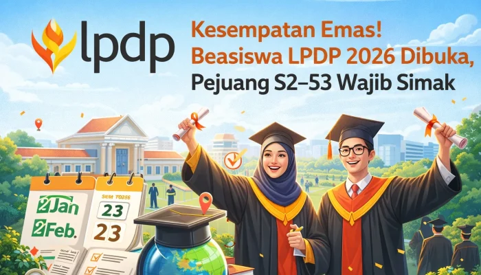 Dana LPDP 2026: Raih Beasiswa Magister dan Doktoral Impian dengan Mudah