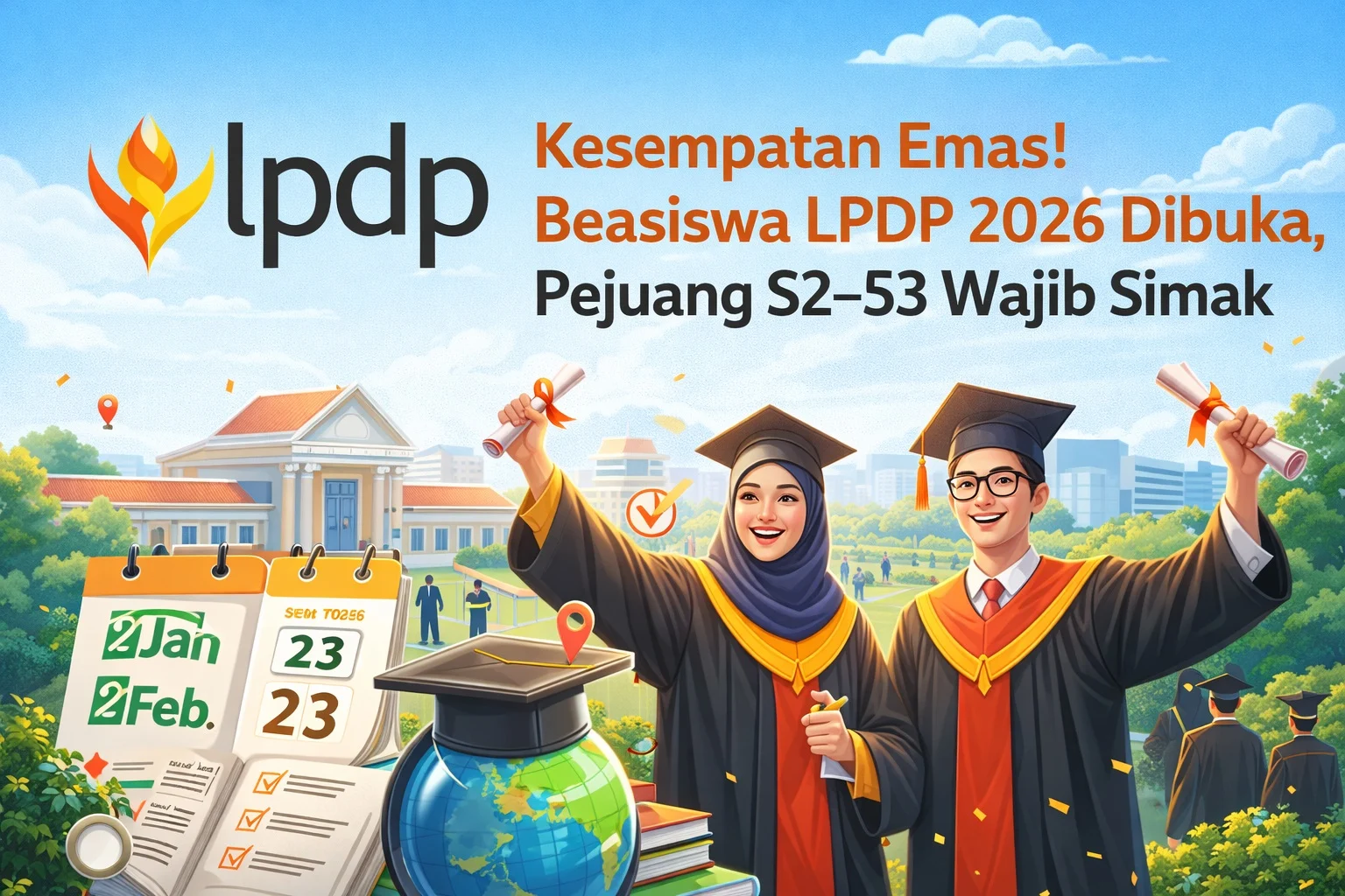 Dana LPDP 2026: Raih Beasiswa Magister dan Doktoral Impian dengan Mudah