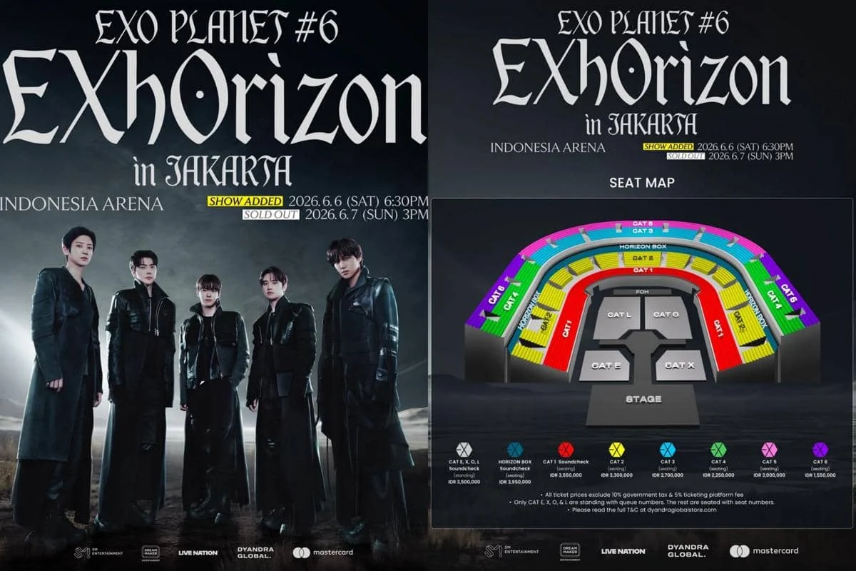 EXO Planet #6 di Jakarta: Konser yang Dinantikan Para EXO-L