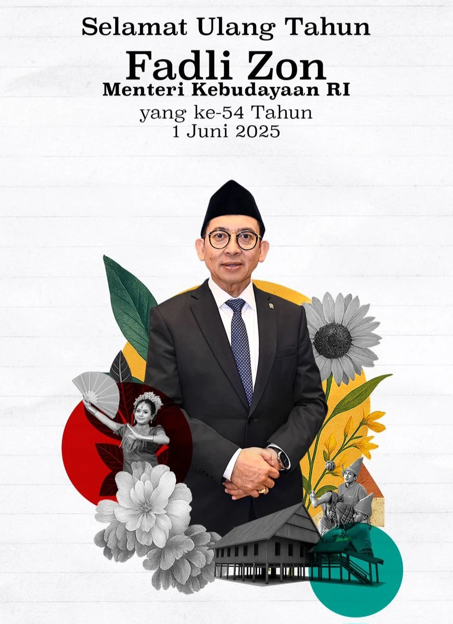 Fadli Zon Rilis Ulang Buku Antologi Puisi di Ulang Tahun Ke-55