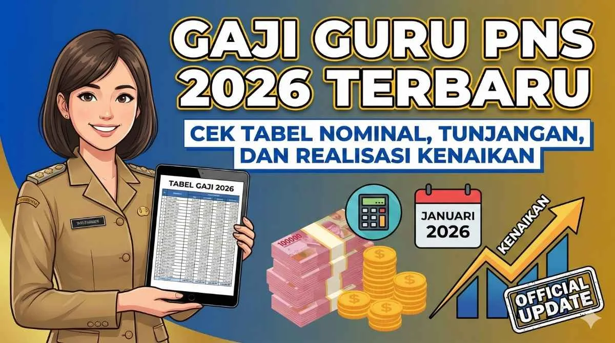 Gaji Pensiun PNS 2026: Besaran dan Tunjangan untuk Guru dan TNI