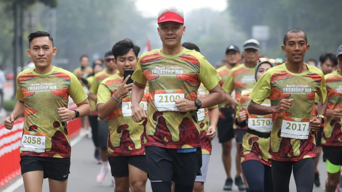 Ganjar Pranowo Soroti Insiden di Jogja Marathon, Ada yang Puji Sikap Tegas Marshal