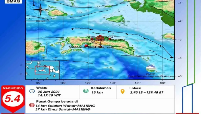 Gempa M 5,4 Guncang Indonesia: Update Informasi dan Dampak