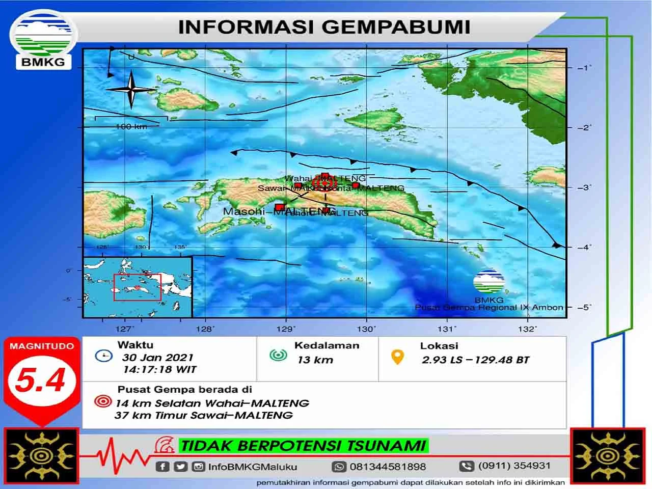 Gempa M 5,4 Guncang Indonesia: Update Informasi dan Dampak