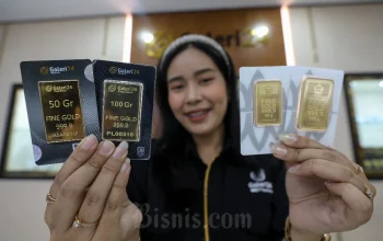 Harga Emas Antam Turun, Berikut Harga Emas 24 Karat di Antam, Pegadaian, dan Hartadinata