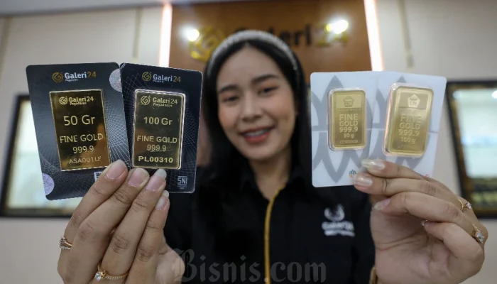Harga Emas Antam Turun, Berikut Harga Emas 24 Karat di Antam, Pegadaian, dan Hartadinata