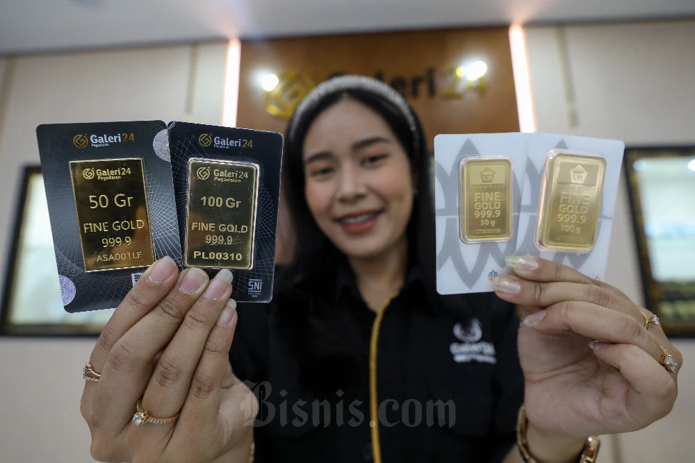 Harga Emas Antam Turun, Berikut Harga Emas 24 Karat di Antam, Pegadaian, dan Hartadinata