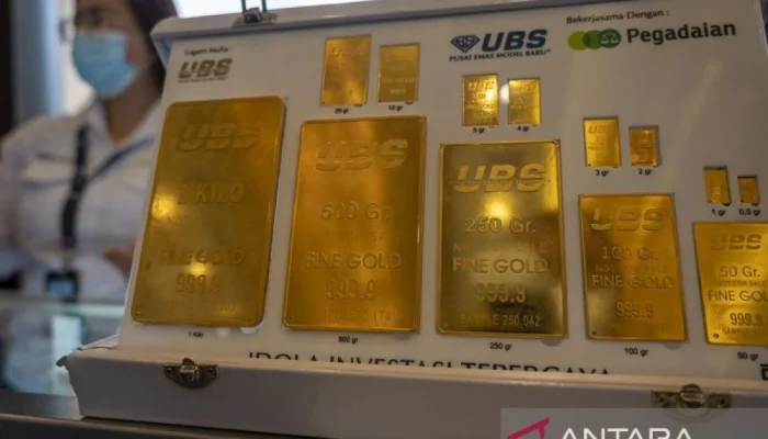 Harga Emas UBS, Antam, dan Galeri24 di Pegadaian Turun, Ini Daftar Harganya