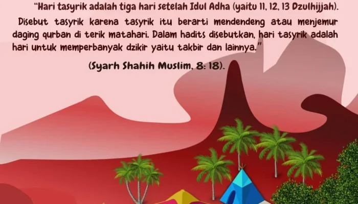 Hari Tasyrik dan Idul Adha: Refleksi Ibadah dan Kebahagiaan