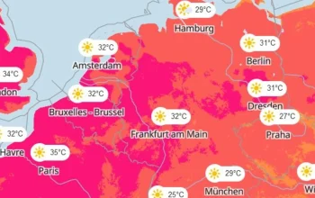 Hitze in Deutschland: Hitzeatlas zeigt die Hochburgen