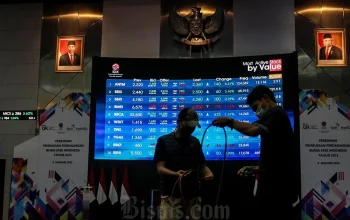IHSG Ditutup Melemah, Saham ISAT dan BBCA Menguat