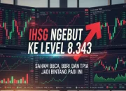 IHSG Menguat, Saham BBRI dan BBCA Jadi Sorotan