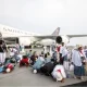 Jemaah Haji Kloter Pertama dari Berbagai Embarkasi Tiba di Tanah Air