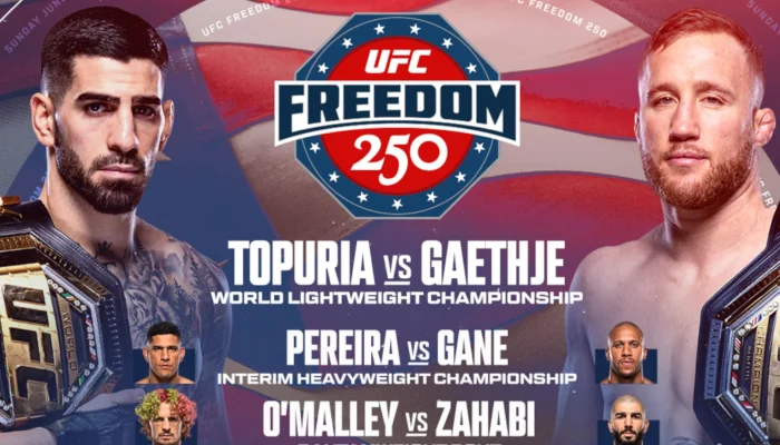 Justin Gaethje Menjadi Juara Baru UFC Setelah Mengalahkan Ilia Topuria