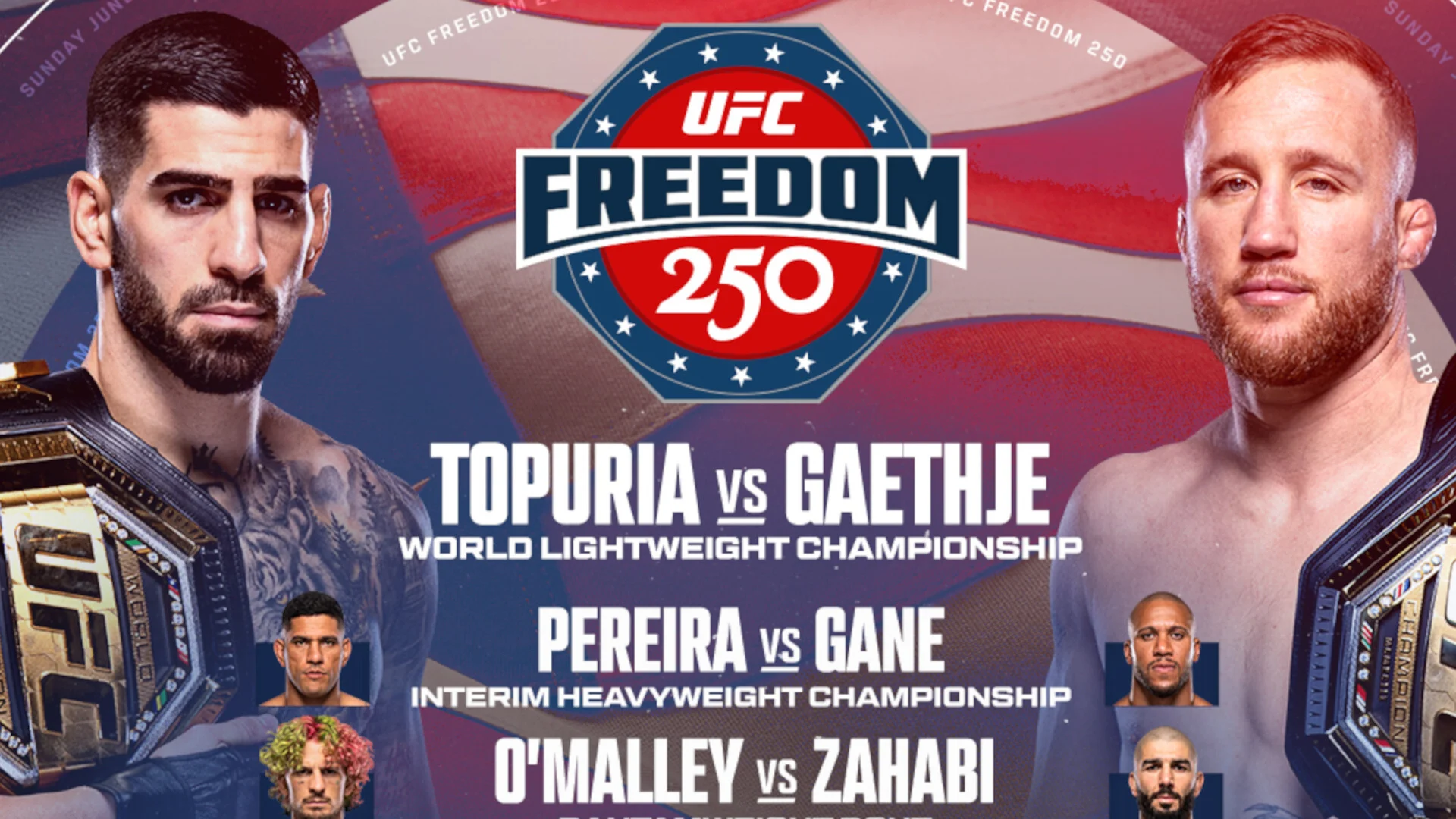 Justin Gaethje Menjadi Juara Baru UFC Setelah Mengalahkan Ilia Topuria