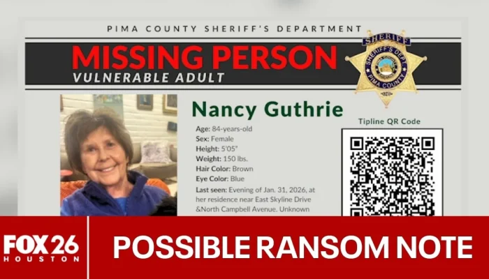 Kasus Hilangnya Nancy Guthrie: Ransom Note Mengungkap Kematian yang Menggemparkan