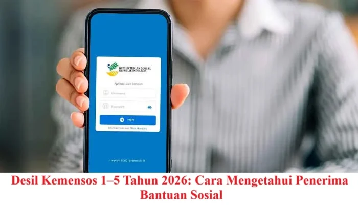 Kemensos Salurkan Bantuan Sosial untuk Masyarakat Desil 1 dan 2