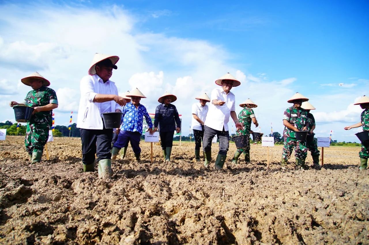 Kementan Dorong Ketahanan Pangan dengan Program Cetak Sawah