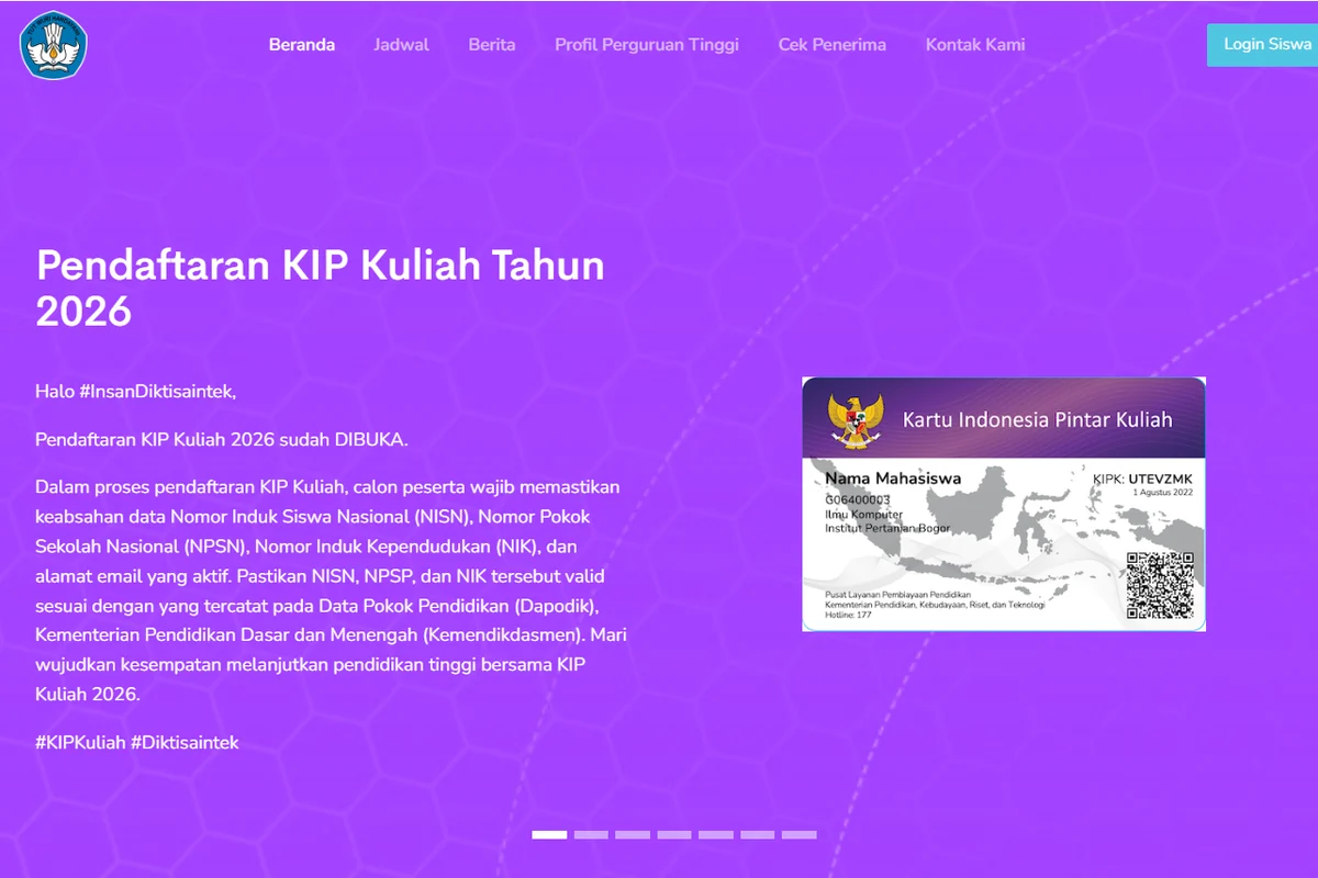 KIP Kuliah 2026: Pendaftaran dan Prospek Pendidikan Tinggi