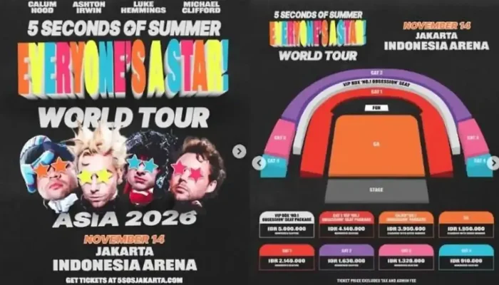 Konser Musik di Jakarta: iKON, 5SOS, dan Mayang Lucyana Sambut Penggemar