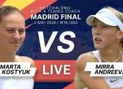 Marta Kostyuk dan Mirra Andreeva di Puncak Klasemen WTA