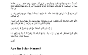 Memahami Keutamaan Bulan Muharram dan Makna Khutbah Jumat di Dalamnya