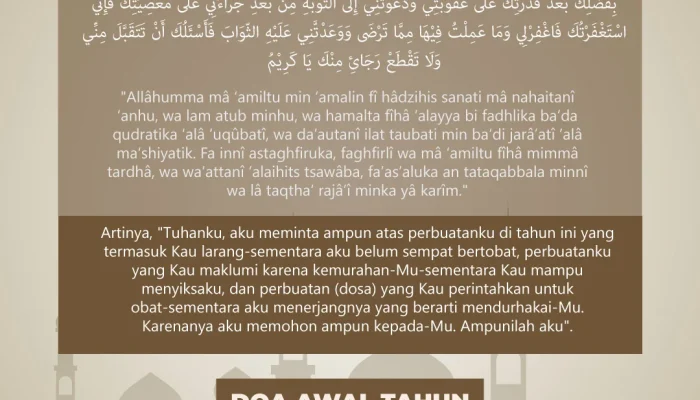 Mengenal Doa Akhir Tahun Hijriyah: Tradisi dan Makna di Balik Perayaan