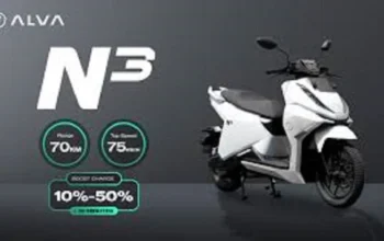Motor Listrik Murah ALVA N3 Laris Manis, Penjualan Tembus 50 Persen