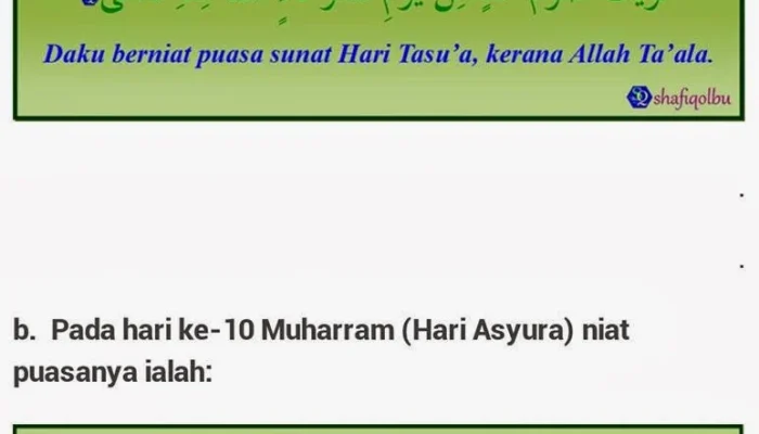 Niat Puasa 11 Muharram: Panduan Lengkap dan Keutamaannya