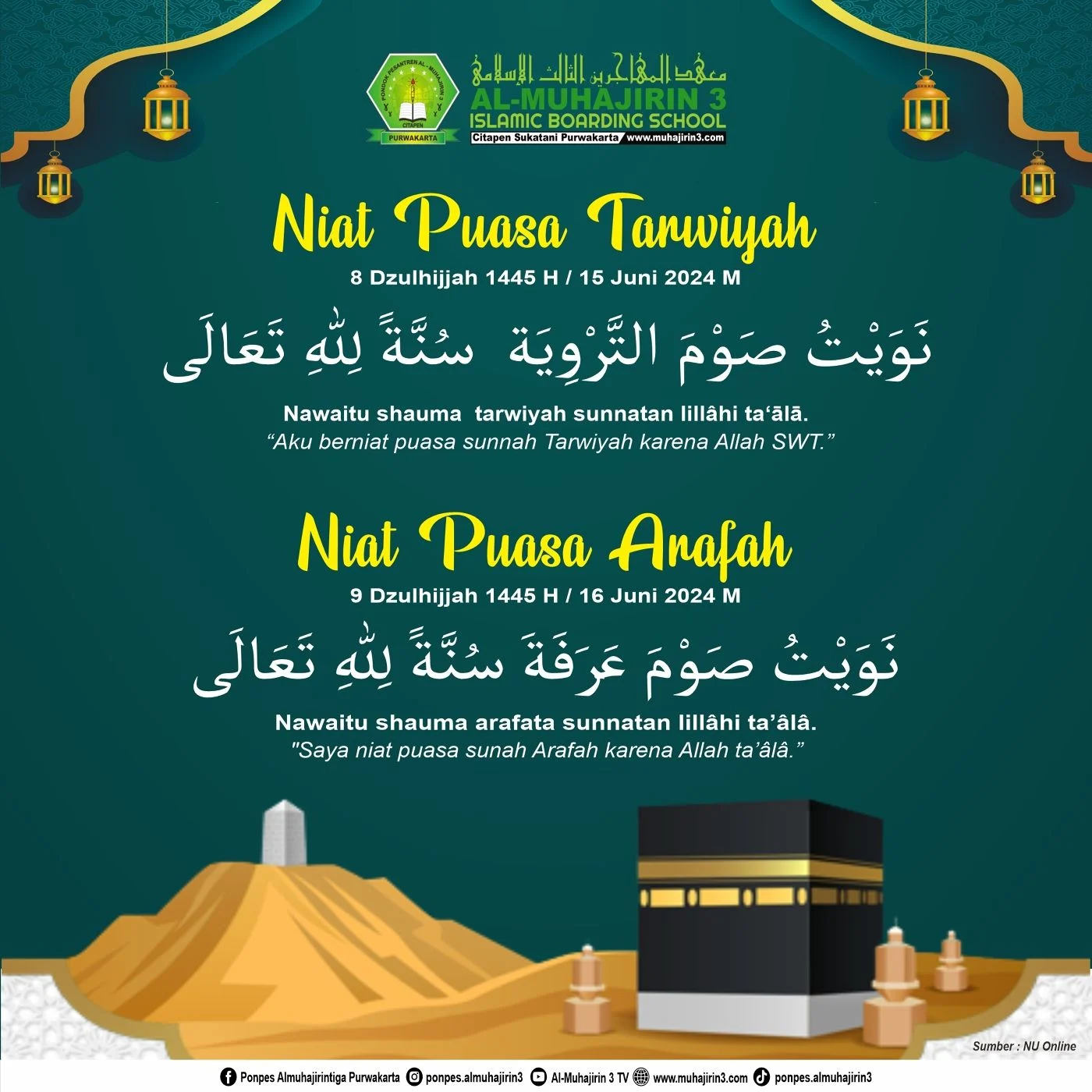 Niat Puasa Tarwiyah: Panduan Lengkap dan Keutamaannya