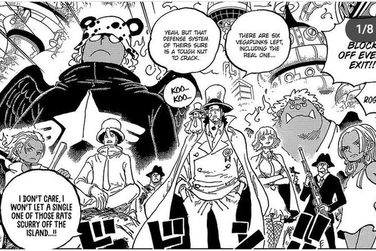 One Piece Chapter 1185: Rahasia Kerajaan Esperia dan Misi Shamrock di Elbaf