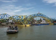 Pembukaan Jembatan Apung Al-Nasr 2 untuk Kemudahan Lalu Lintas