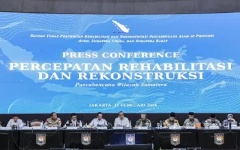 Pemulihan Pascabencana Sumatera: Satgas PRR Desak Kementerian dan Lembaga Percepat Pengajuan Anggaran