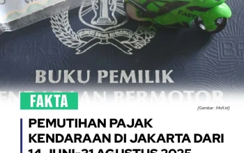 Pemutihan Pajak Kendaraan di Jakarta: Tidak Perlu Bayar Denda hingga 31 Agustus 2026