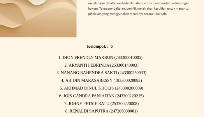 Pendaftaran dan Perlindungan Merek: Dinamika dan Tantangan di Indonesia