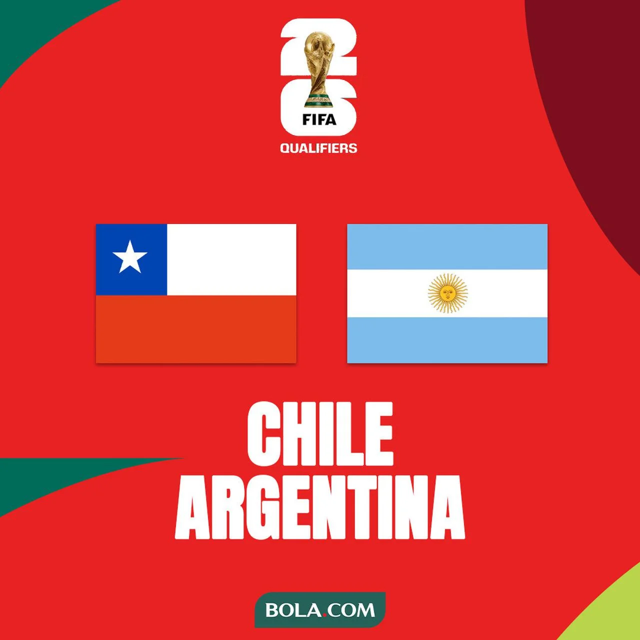 Pertandingan Portugal vs Chile di Piala Dunia 2026