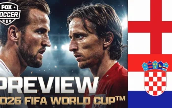 Pertarungan Sengit di Piala Dunia 2026: England vs Kroasia