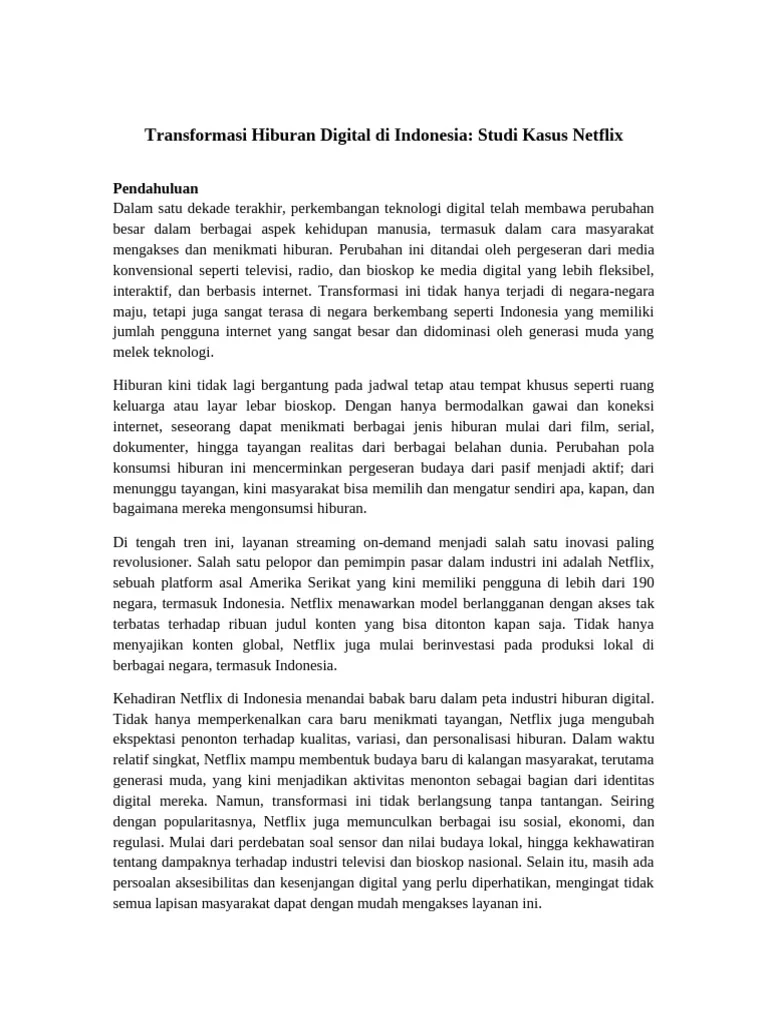 RCTI Streaming dan MNC Digital: Transformasi Hiburan Digital di Indonesia