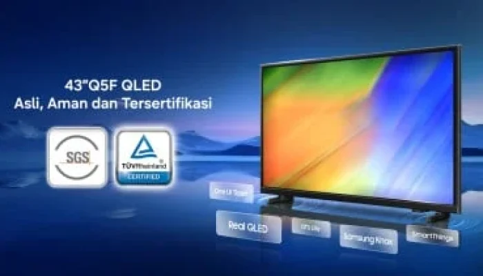Samsung QLED Q5F 43 Inci Rilis di Indonesia, TV Rp4 Jutaan dengan Update 7 Tahun