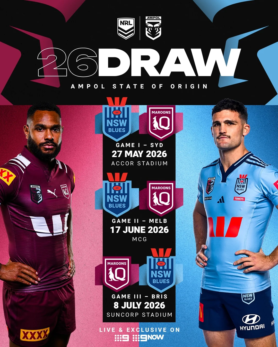 State of Origin 2026 dan Berita Terkini Lainnya
