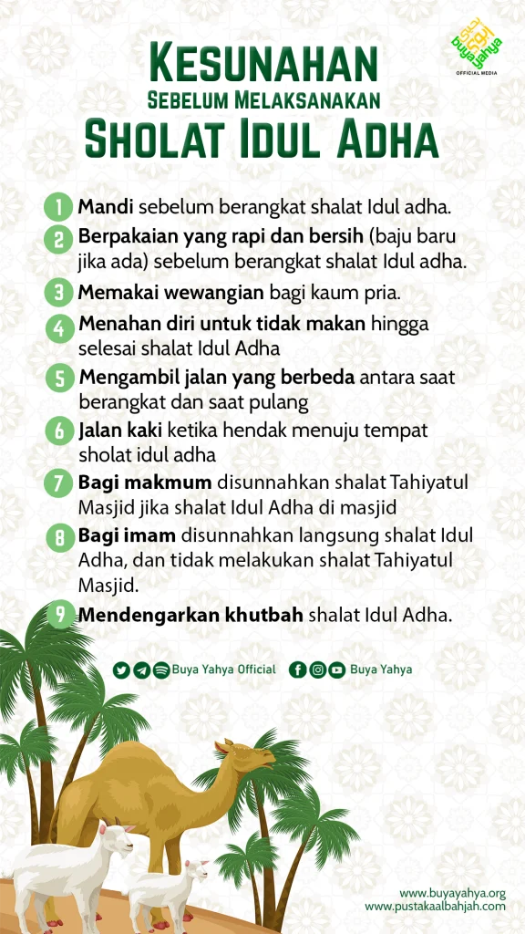 Sunnah Sebelum Sholat Idul Adha: Panduan Lengkap dan Keutamaannya