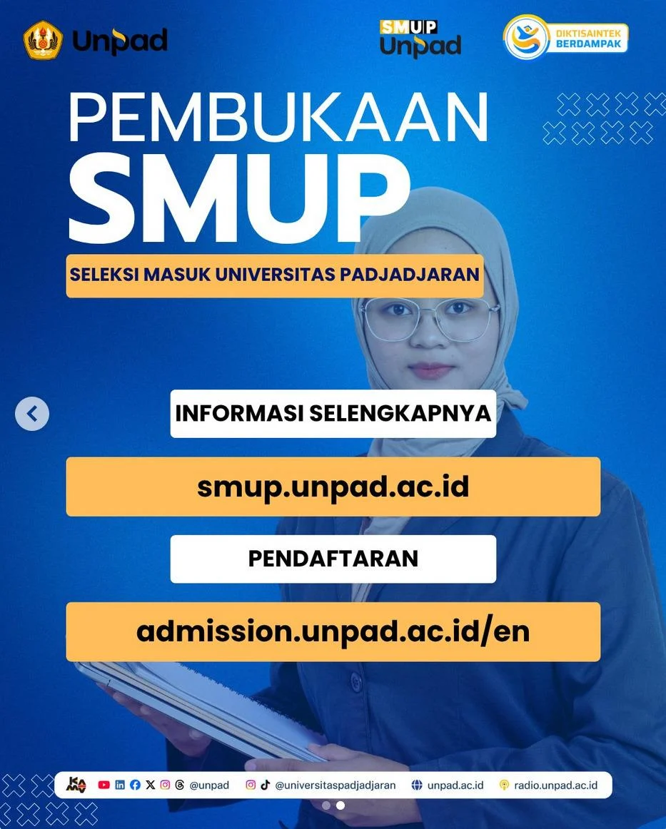 Unpad Terima 4.268 Mahasiswa Baru yang Lulus SMUP Mandiri 2026