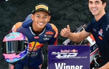 Veda Ega Pratama Ukir Sejarah di Red Bull Rookies Cup dan Moto3