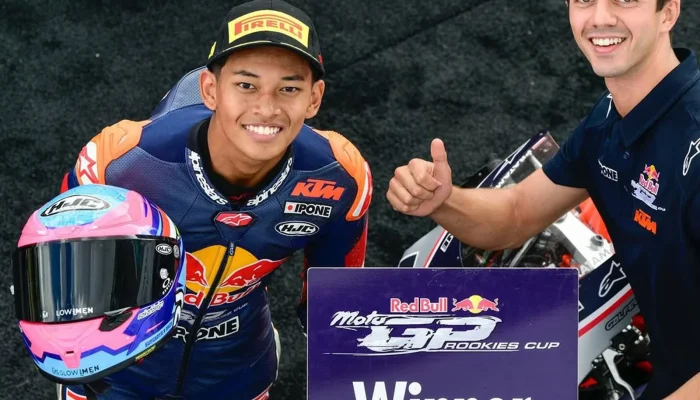 Veda Ega Pratama Ukir Sejarah di Red Bull Rookies Cup dan Moto3