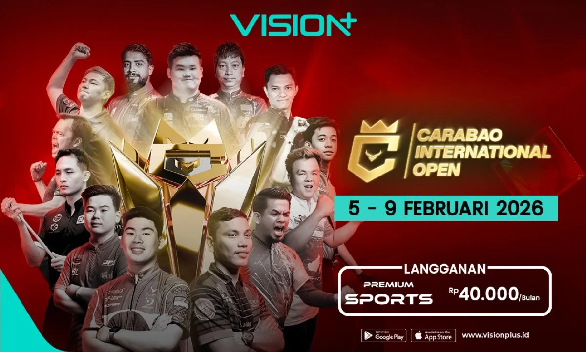 Vision+: Tempat Nonton Sportacular International Match dan Indonesia Open 2026