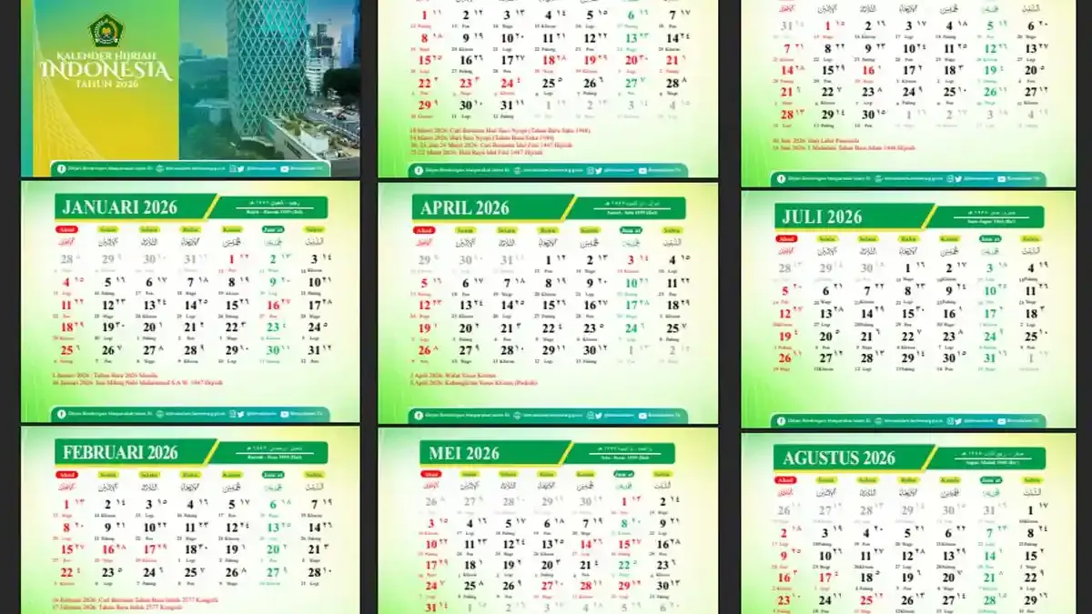 10 Muharram 2026 Jatuh Pada Tanggal 16 Juli, Simak Kalender Jawa dan Hijriah Lengkap
